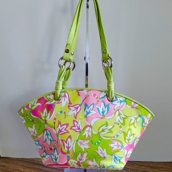Like New! Emilio Pucci small floral print canvas bag - Picture 2 of 15